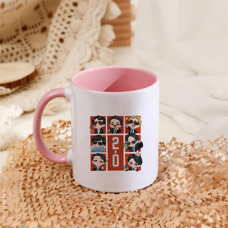 Coffee Tea World - Подарок для фанатов K-pop ﻿ Керамическая