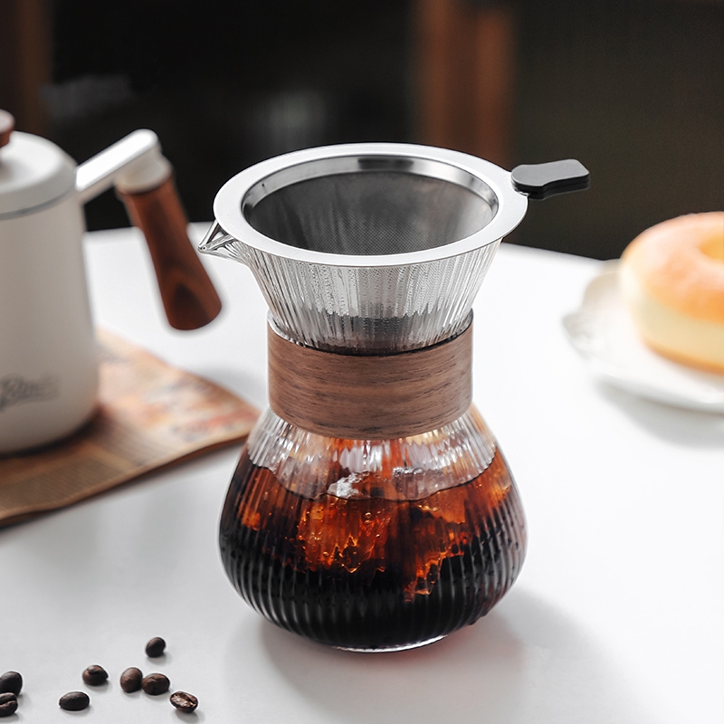 Pour Over Kettle - Кофейник-фильтр из нержавеющей стали 304 -