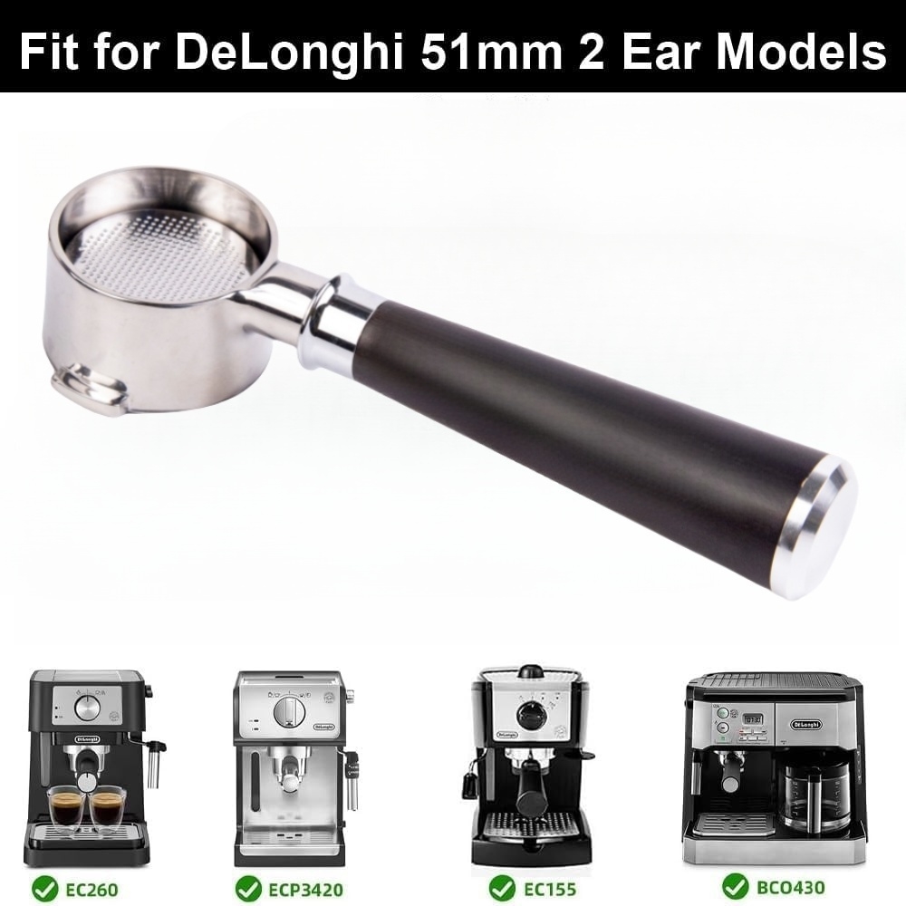 Delonghi Espresso Ecp3420 - Бездонный портафильтр 51 мм с двумя