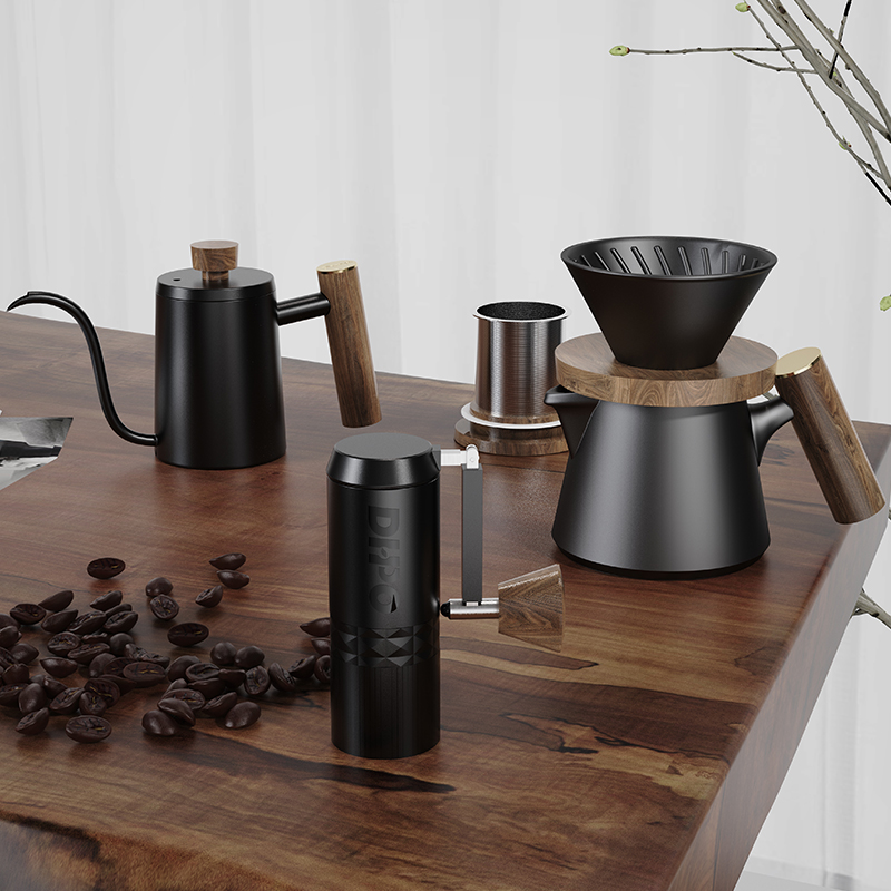 Pour Over Kettle - Роскошный набор кофе DHPO с двухслойной