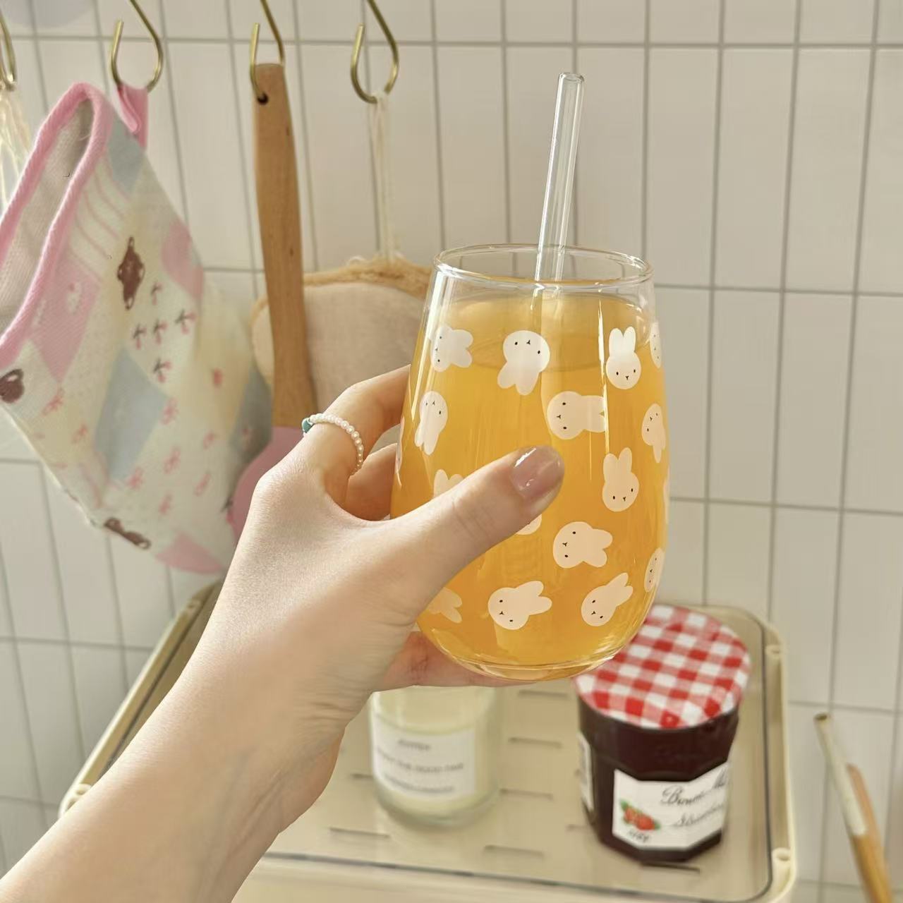 Милая стеклянная кружка с прин – обзор и цена Mug Tea Coffee