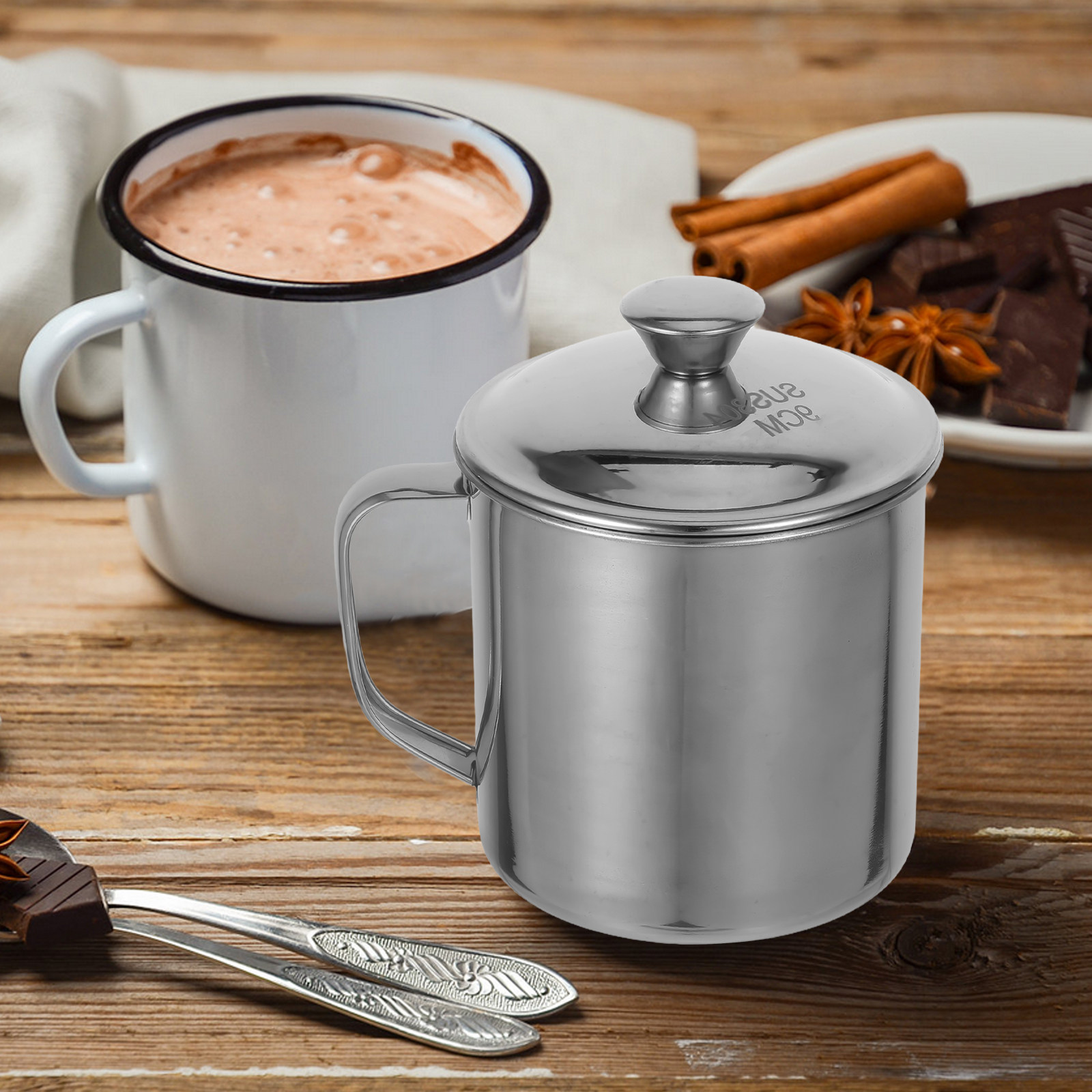 Кружка из нержавеющей стали с  – обзор и цена Mug Tea Coffee