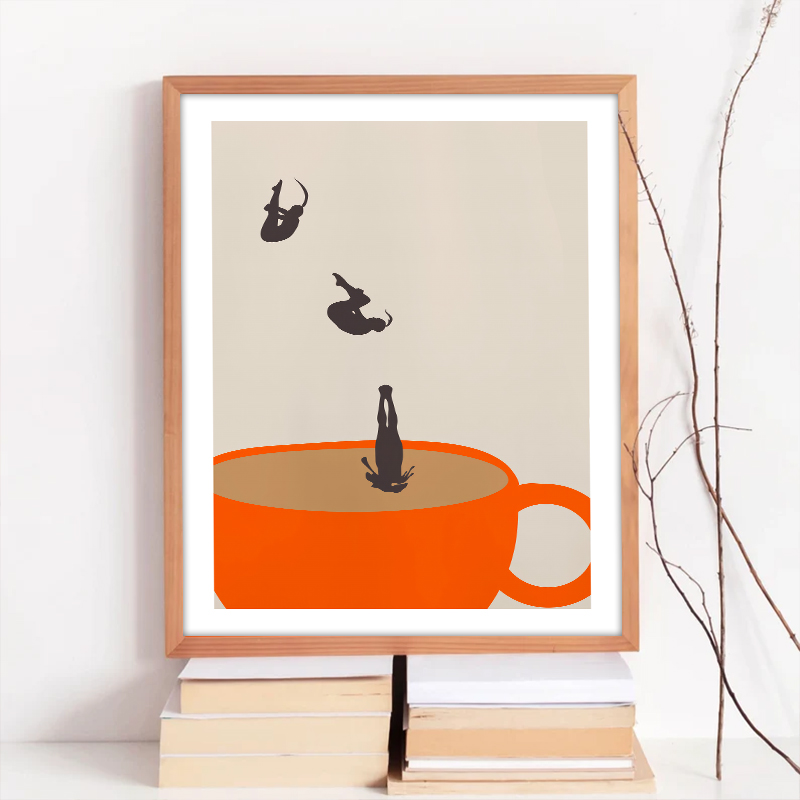 Забавная девушка, кофе, чайная – обзор и цена Coffee Tea Picture