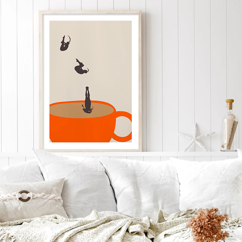 Забавная девушка, кофе, чайная – обзор и цена Coffee Tea Picture