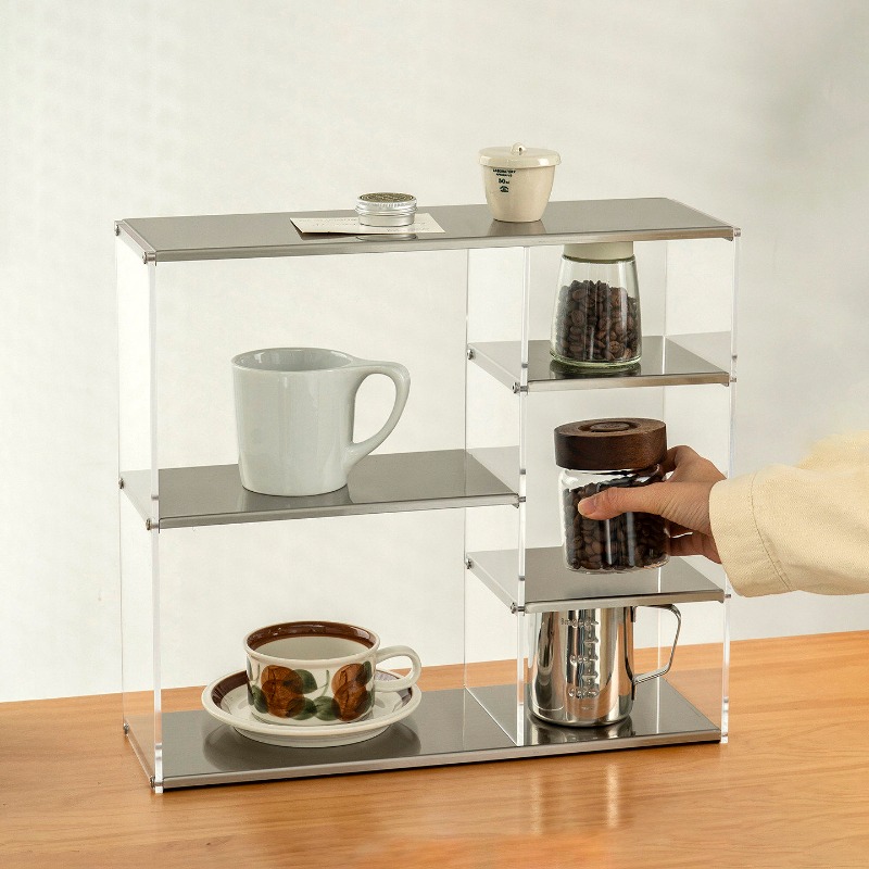 Многоярусная полка из нержавею – обзор и цена Coffee Tea Unit