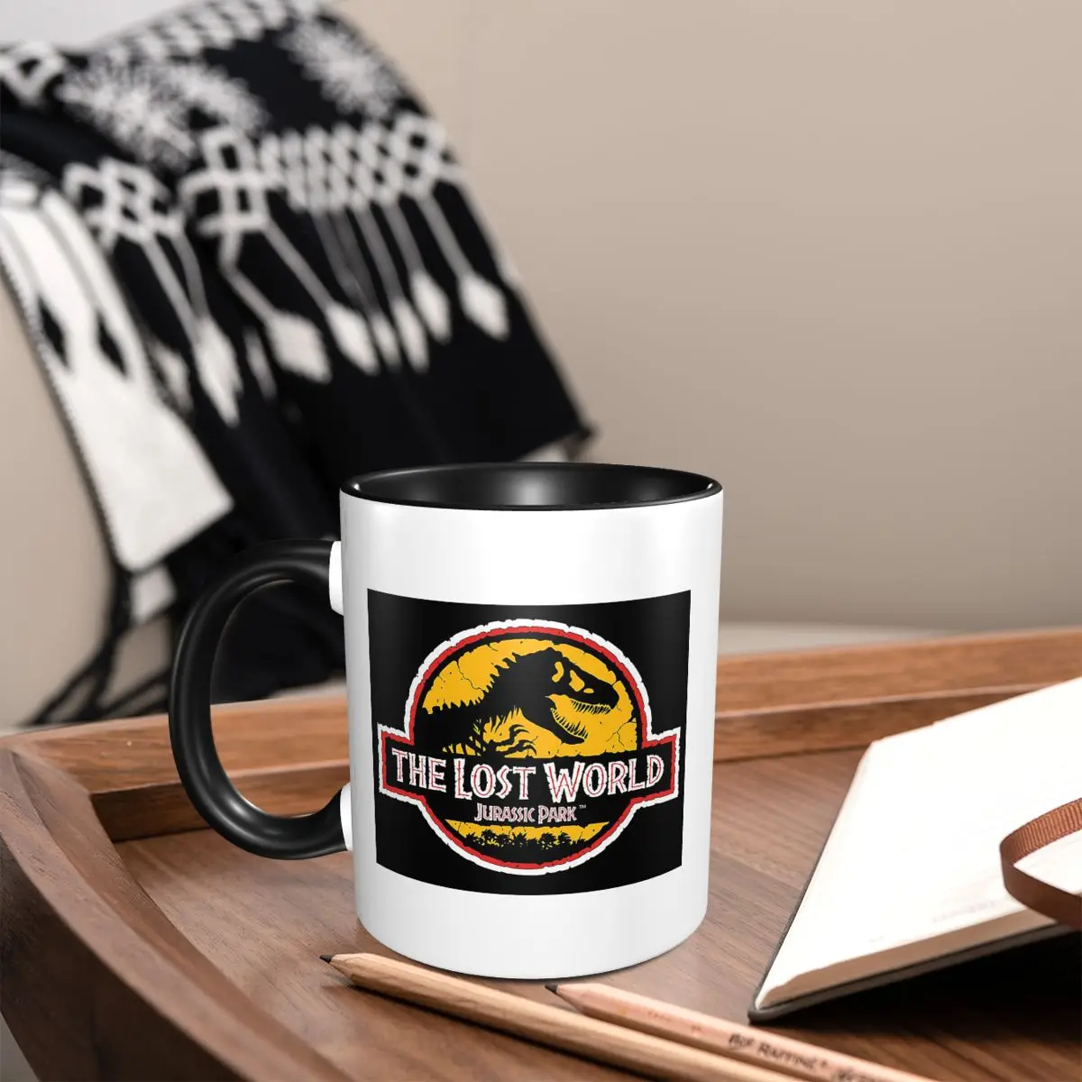 Кружка с логотипом «Мир Юрског – обзор и цена Coffee Tea World